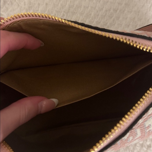 Faux Dior Pink and Cream Shoulder Bag - Picture 6 of 8